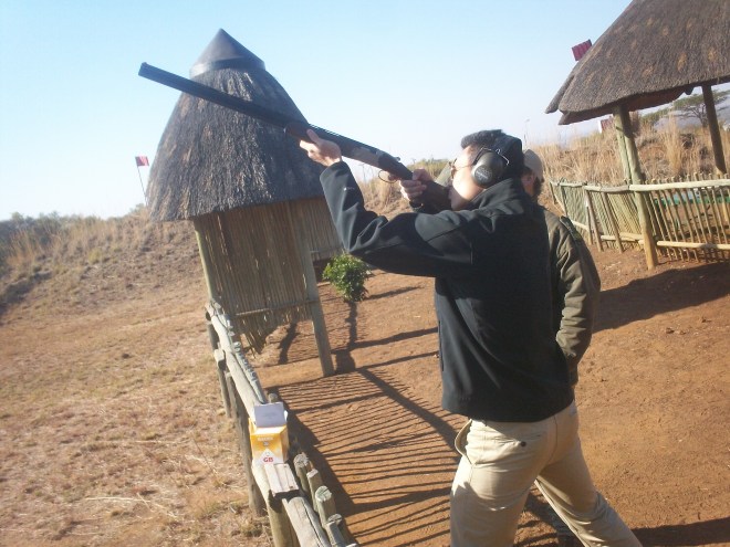 Trap Shooting at Sun City, South Africa